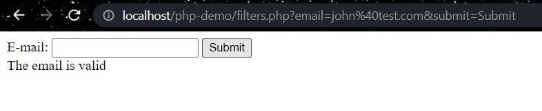 PHP - Filter